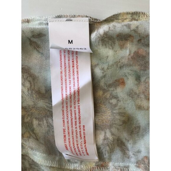 Somedays Lovin Womens Bungalow Floral Print Woven Bodysuit Teddy Size S M - Picture 9 of 12